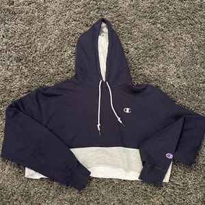 Champion cropped hoodie